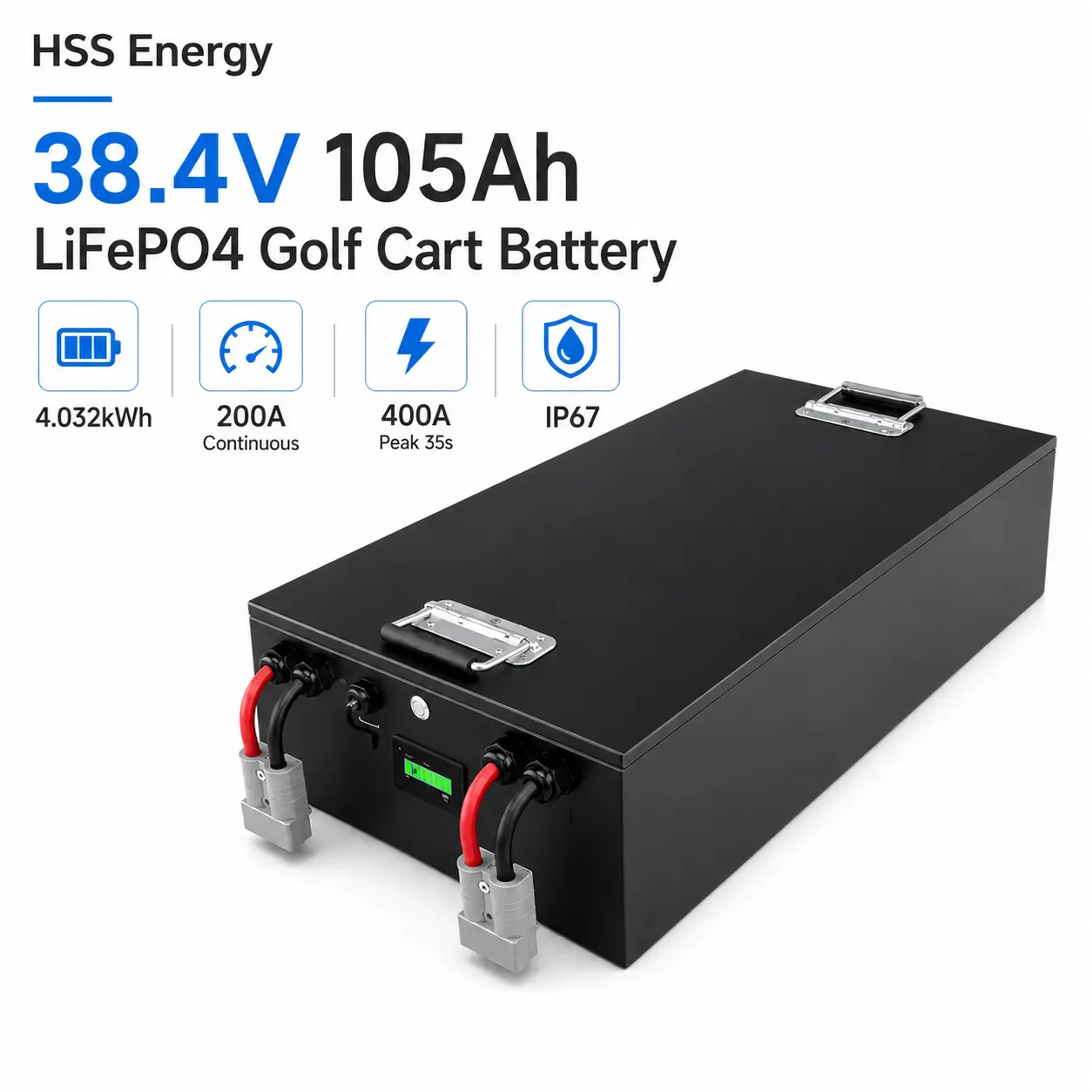 bateria de lítio do carrinho de golfe de 36V 105Ah