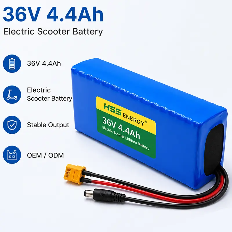 Bateria de lítio para scooter elétrica 36V 4,4Ah