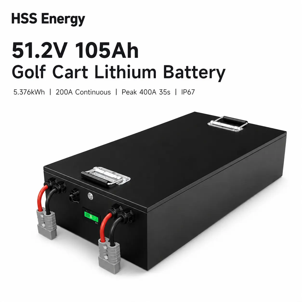 bateria de lítio do carrinho de golfe de 51.2v 105ah