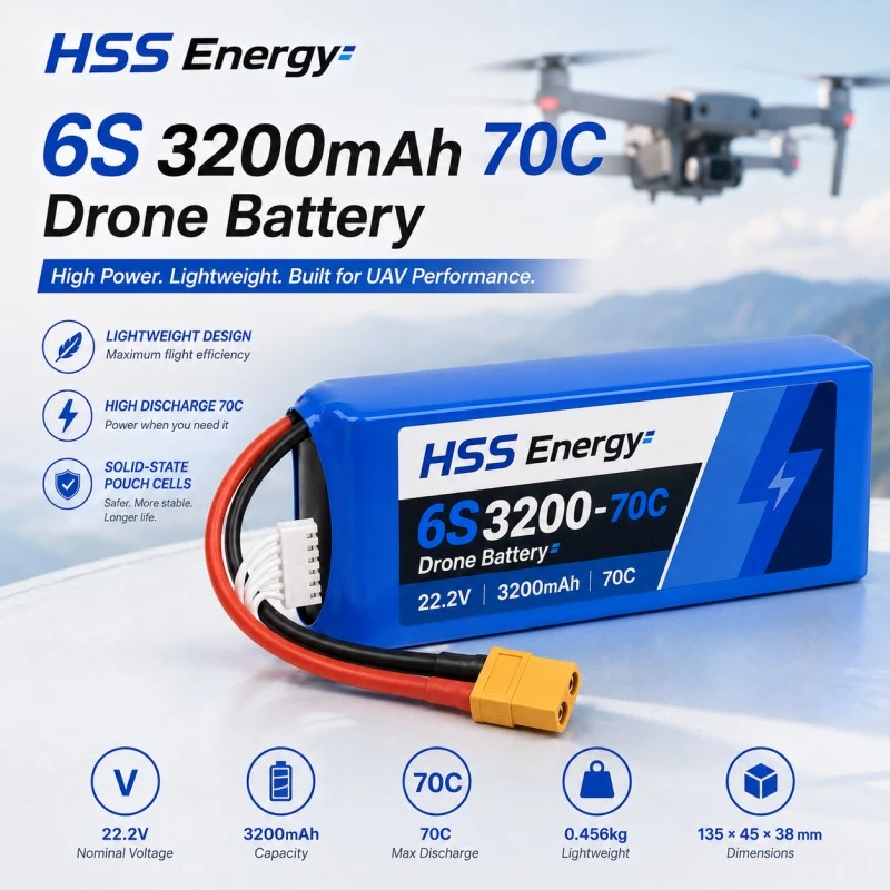 Bateria de 6S 3200mAh FPV