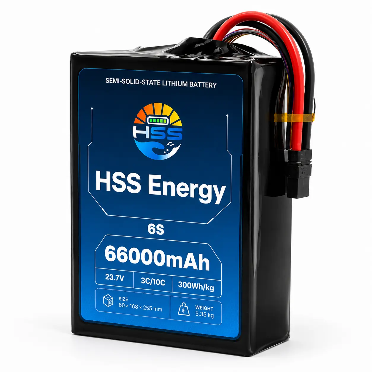 Bateria do UAV de 6S 66000mAh